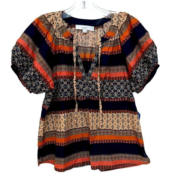 LOFT BLOUSE boho size XXSP - Picture 2 of 6